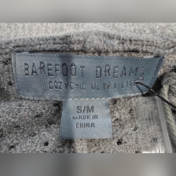 Barefoot Dreams Cozychic Ultra Lite Knit Cardigan Size S/M In Light Grey - Picture 5 of 9